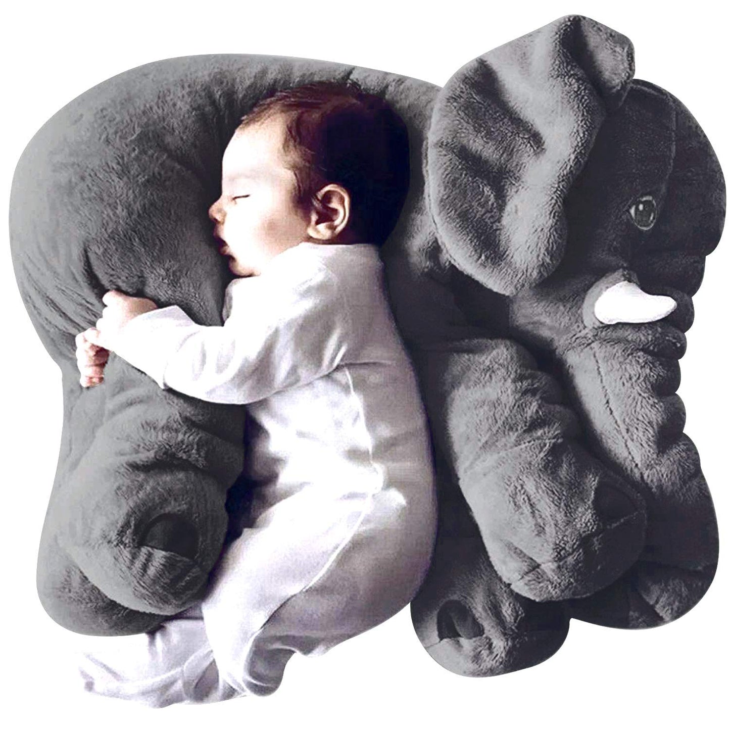 Big Size Fibre Filled Stuffed Elephant Soft Toy – Plush Cuddly Companion for Babies